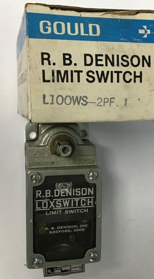 GOULD L100WS2PF R.B. DENISON LIMIT SWITCH CONTACT 10