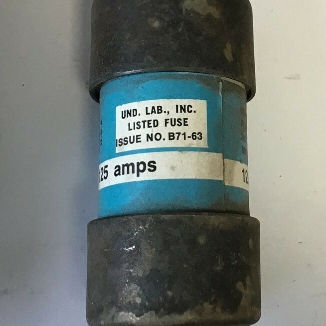 GENERAL ELECTRIC GF8B125 FUSE 125A 600VAC CLASS J ***LOTOF2***3