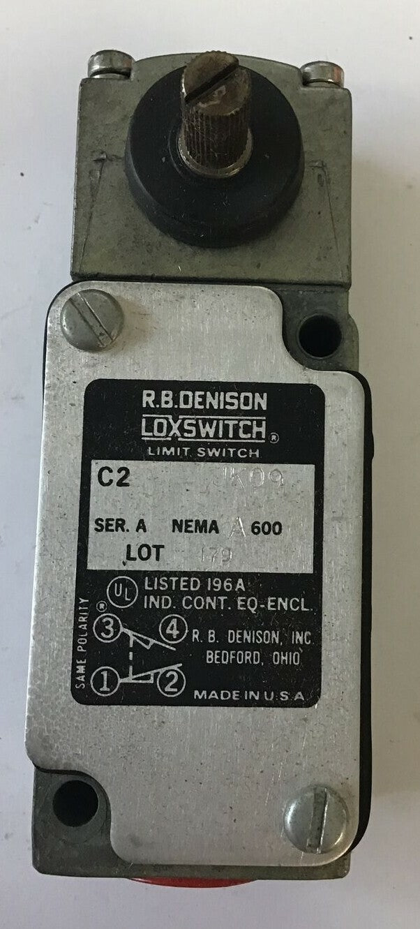 GOULD C2 JK09 LIMIT SWITCH SERIES A NEMA A600 1