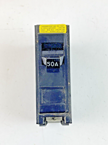 MURRAY *BOX OF 10* - MP150 - 50A, 1 POLE CIRCUIT BREAKERS, 120/240 VAC3