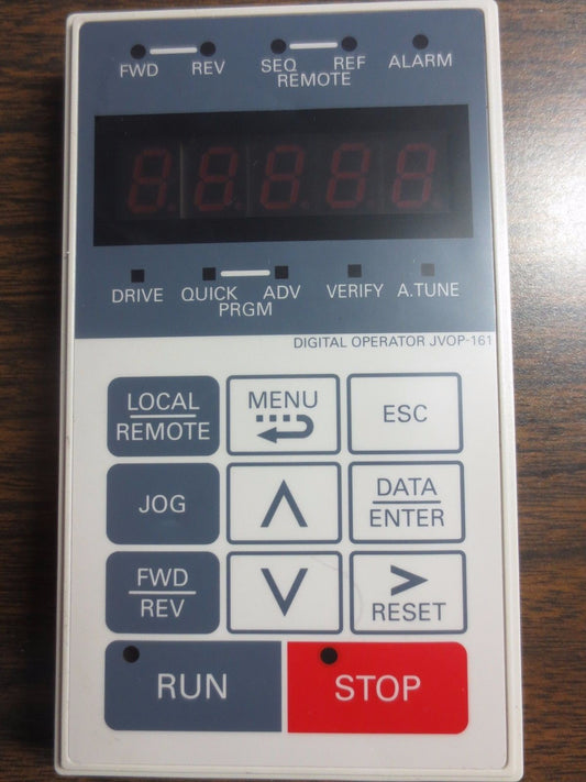 YASKAWA JVOP-161 DIGITAL OPERATOR KEYPAD / INTERFACE PANEL0