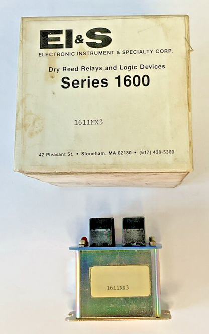 ELECTRONIC INSTRUMENT & SPECIALTY CORP 1611NX3 CONTROL RELAY SERIES 16000