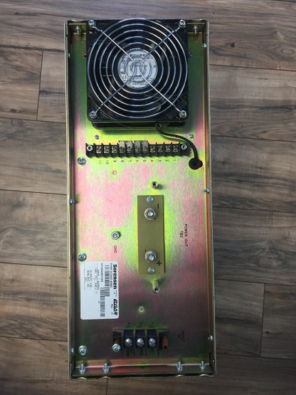 SORENSEN DCR 20-80B2 POWER SUPPLY INPUT 115VAC 30A/PH 50/60HZ OUTPUT 0-20VDC 7
