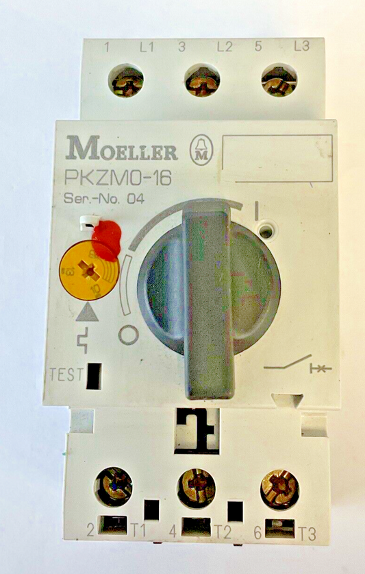 MOELLER PKZM0-16 CIRCUIT BREAKER SER.04 600VAC0