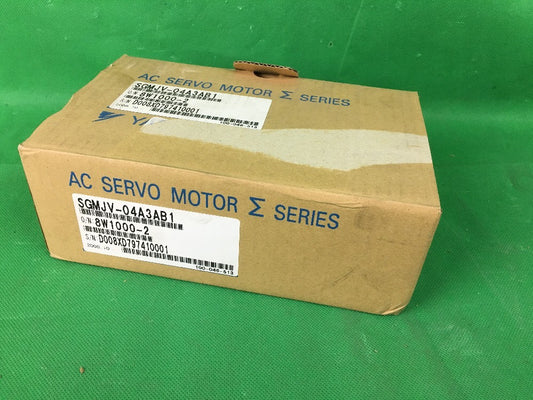 YASKAWA AC SERVO MOTOR SGMJV-04A3AB1 400W 200V 2.7A 3PH *NEW*0