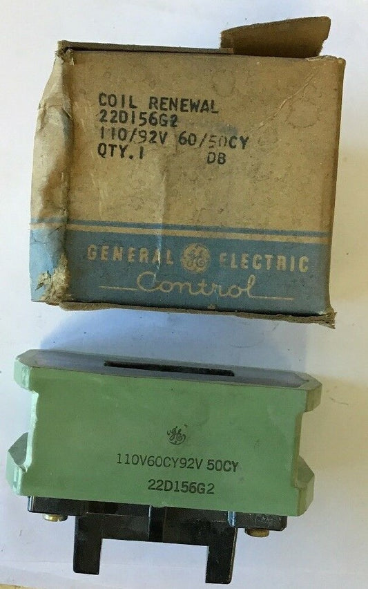 GENERAL ELECTRIC 22D156G2 COIL 110V 60CY 92V 50CY0