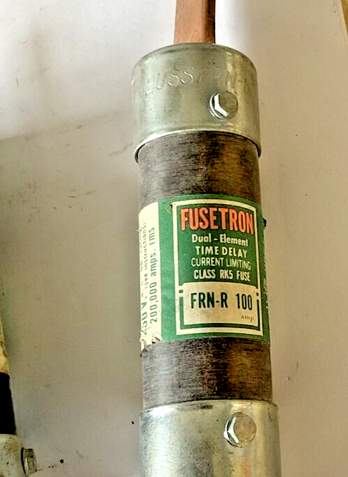 FUSETRON FRN-R100(2) FRN100(3) FUSE 100AMP CLASS RK5 ***LOTOF5**4