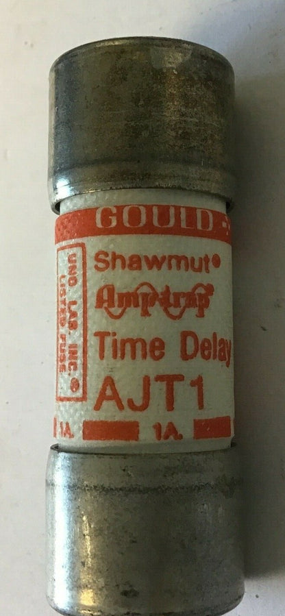 GOULD SHAWMUT AJT1 FUSE AMP-TRAP 1A TIME DELAY CLASS J 600VAC ***LOTOF10***3