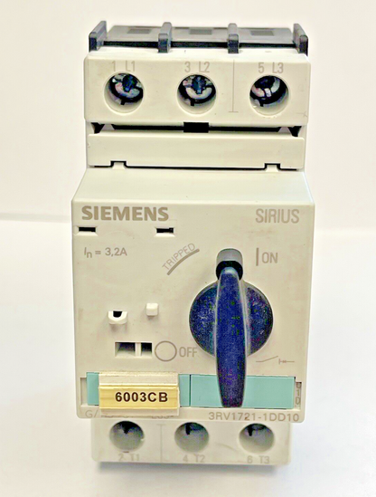 SIEMENS - 3RV1721-1DD10 - CIRCUIT BREAKER / PLANT PROTECTOR1