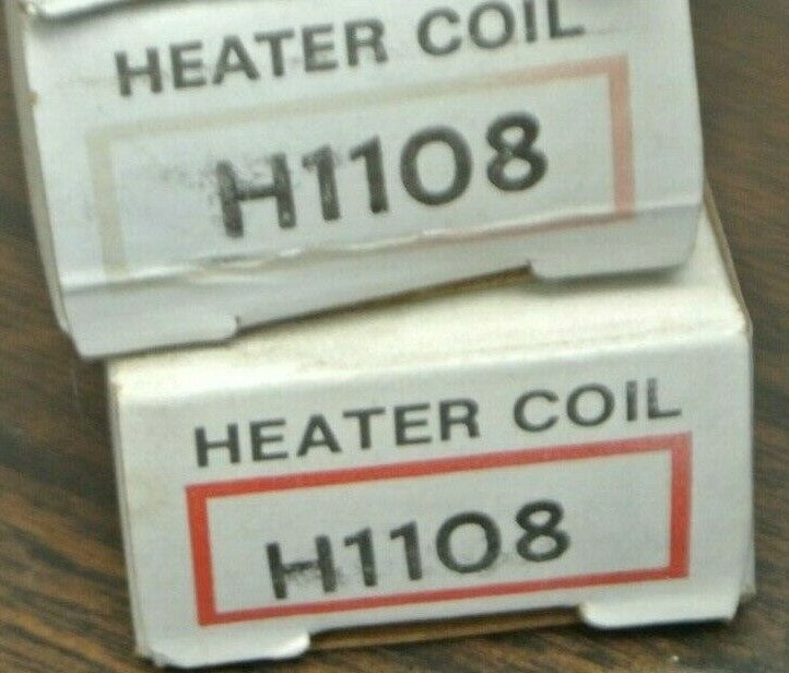 LOT of 2 / CUTLER-HAMMER H1108 / 1108 / OVERLOAD HEATER ELEMENT / NEW SURPLUS0