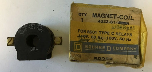 SQUARE D 4323-S1-W38B COIL 240V 60HZ 0