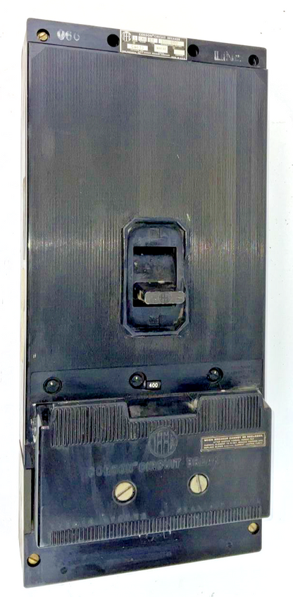 ITE C6635 CIRCUIT BREAKER 600VAC 400A  TRIP CLK FRAME TYPE ET0