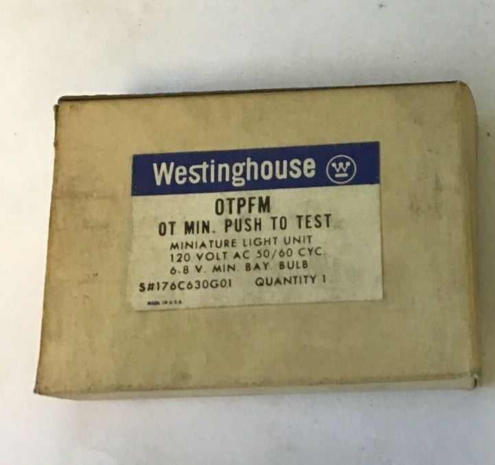 WESTINGHOUSE OTPFM OT MINIATURE LIGHT UNIT 120V 50/60CYC 1