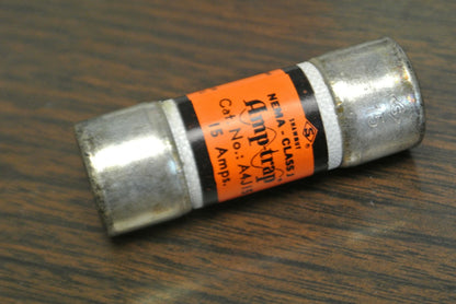 GOULD-SHAWMUT A4J15 AMP-TRAP® CLASS J FUSE / 15A / 600V / NEW SURPLUS / EACH0