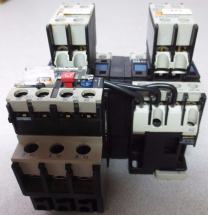 TELEMECANIQUE LC1 D09 1 CONTACTOR (2) + LA1 DN 20 (2) + LR2 D13 TIMER4