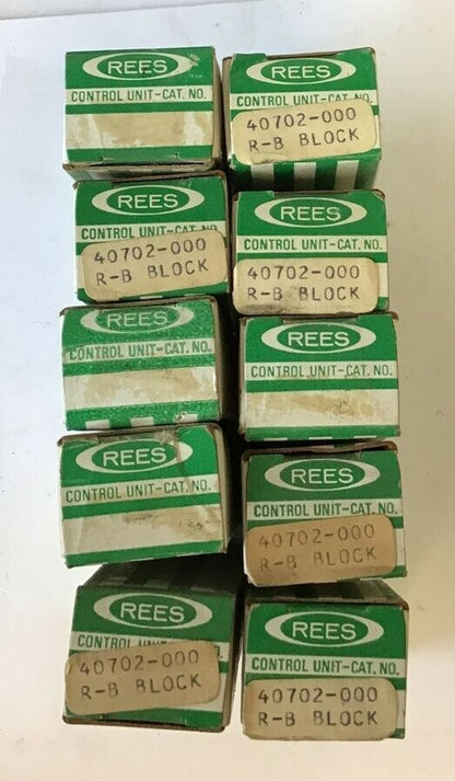 REES 40702 B NC AUXILIARY CONTACT 600VAC ***LOTOF10***0