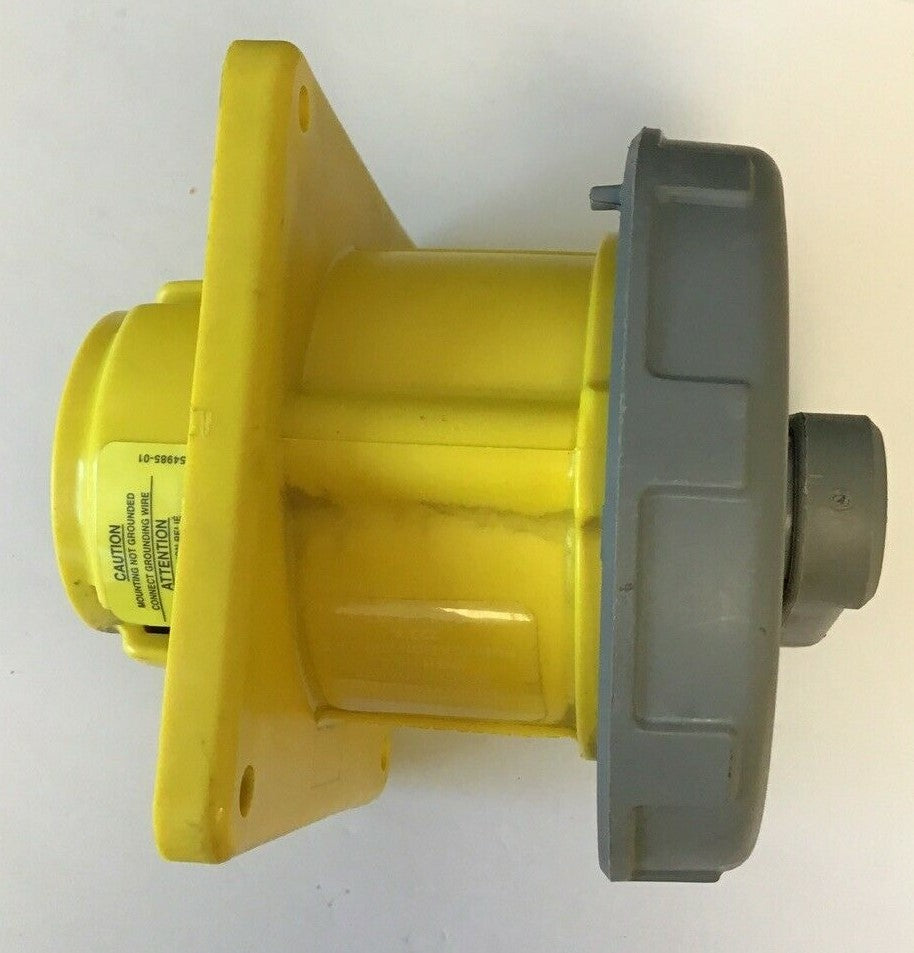 HUBBELL 330R4W PIN&SLEEVE RECEPTACLE PLUG 30A 125VAC 6