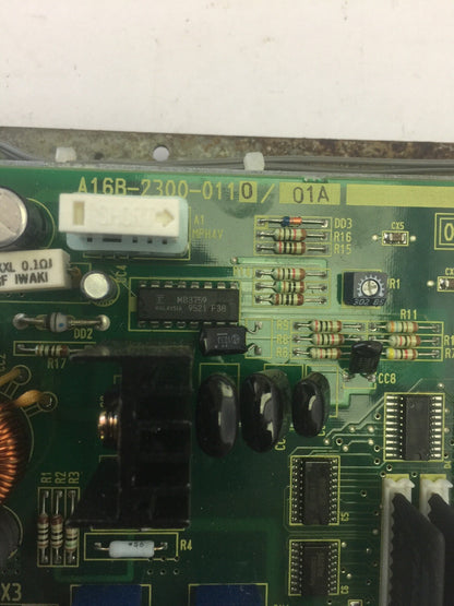 FANUC A02B-0099-C150/MBR OPERATOR'S PANEL A16B-2300-0110/01A CIRCUIT BOARD 2