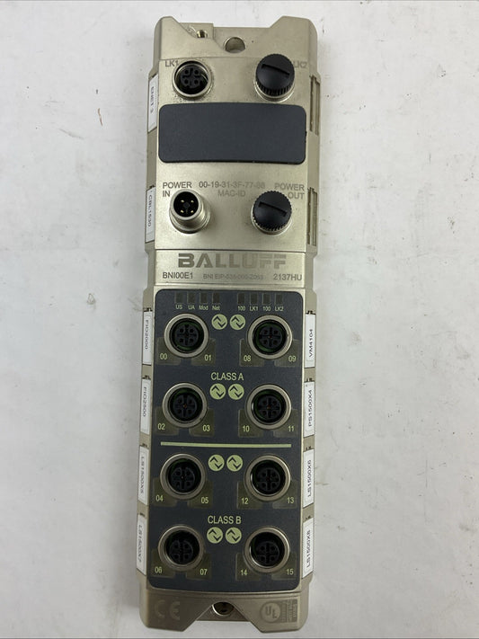 BALLUFF BNI00E1 BNI EIP-538-005-Z063 NETWORK BLOCK0