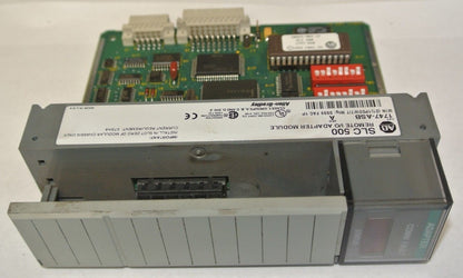 ALLEN-BRADLEY 1747-ASB REMOTE I/O ADAPTER MODULE - Ser. A 0