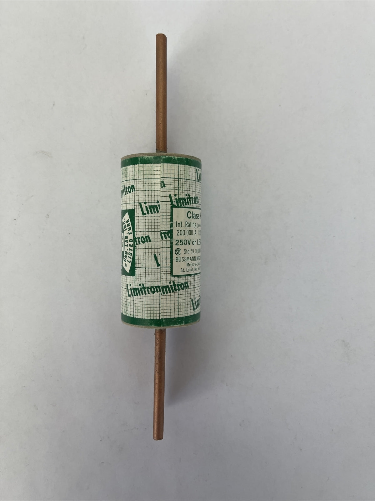 BUSSMAN KTN150 LIMITRON FUSE 150AMP 250VAC CLASS K14
