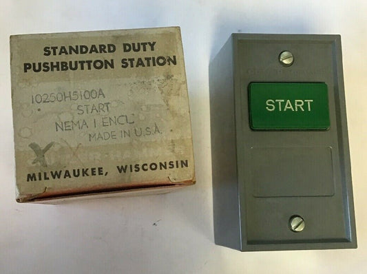 CUTLER HAMMER 10250H5100A STANDARD DUTY START PUSHBUTTON STATION0