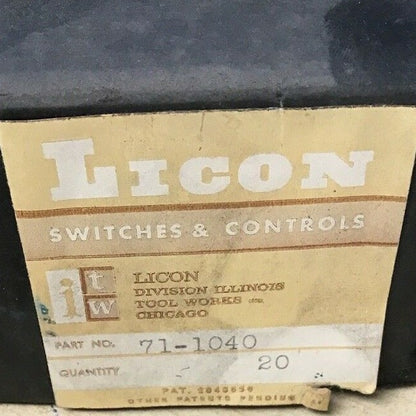 LICON SWITCH COMPONENTS 71-1040****LOTOF4****3