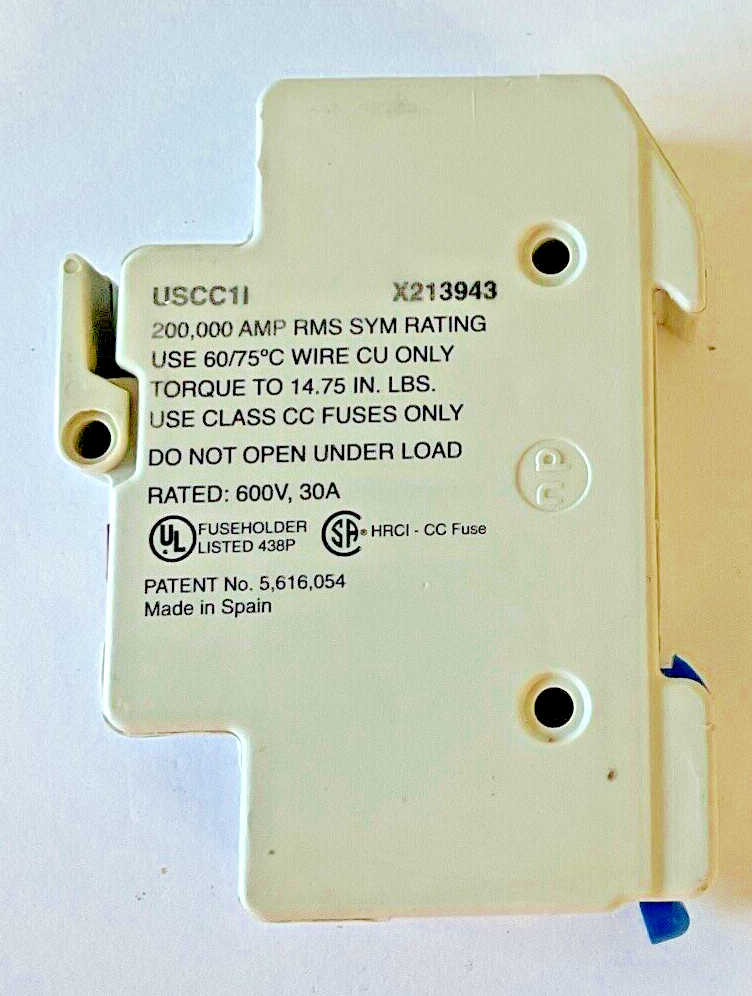 GOULD USCC1I FUSE HOLDER 600V 30A***LOTOF5***2