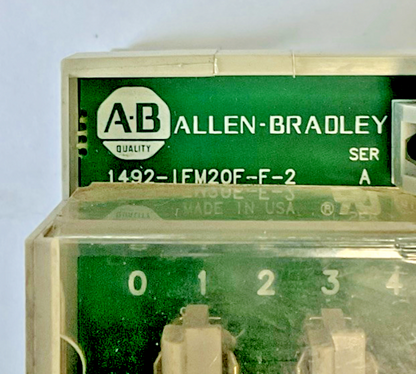 ALLEN BRADLEY 1492-IFM20F-F-2 INTERFACE MODULE SER.A 0-132VAC1