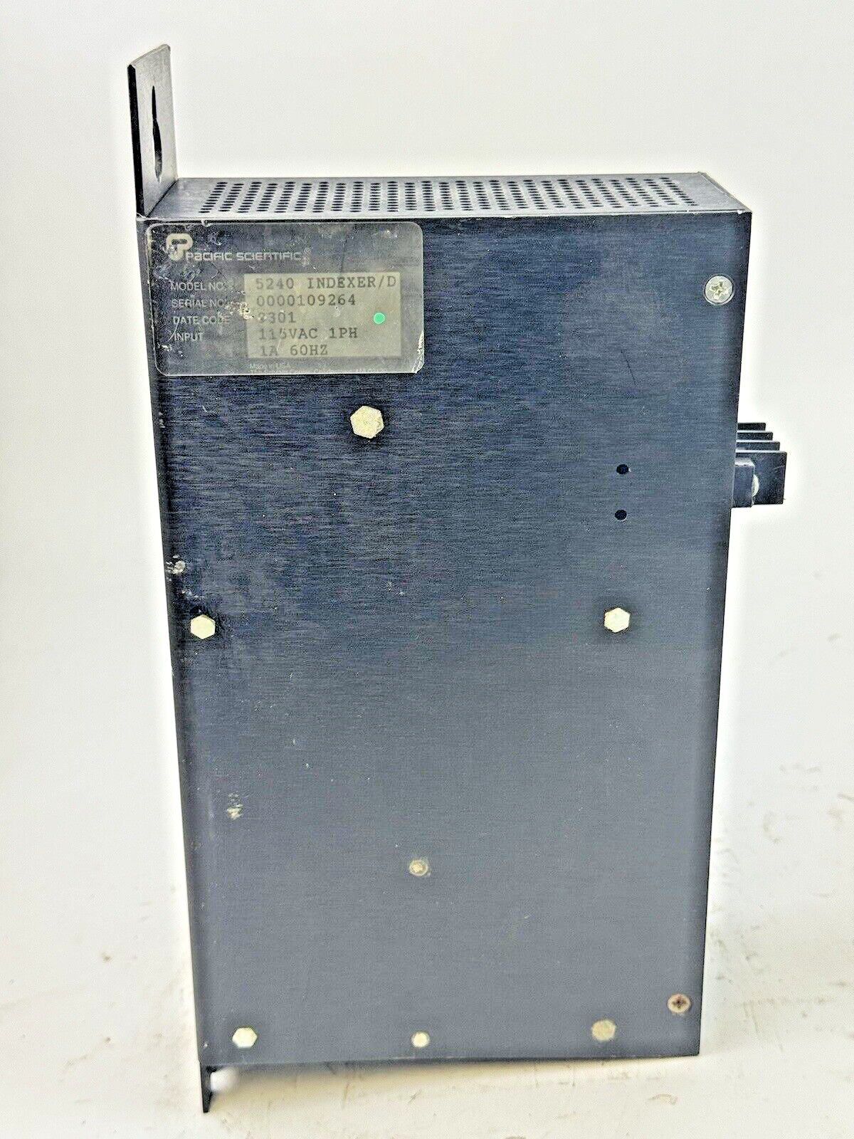 PACIFIC SCIENTIFIC - 5240 -INDEXER/ DRIVE-MNEMONIC PROGRAMMABLE-115 VAC, 1A, 1PH5