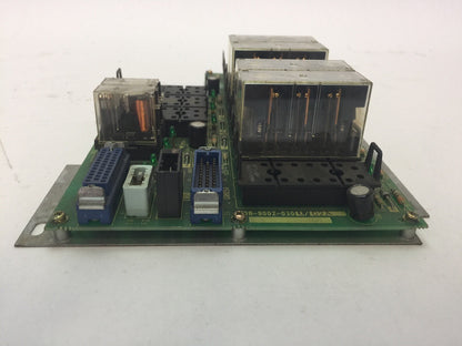 FANUC A20B-9002-0300/02A E STOP RELAY BOARD MISSING RELAYS5