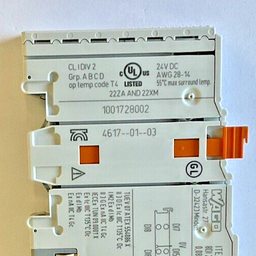 WAGO 750-437 DIGITAL INPUT 24VDC7