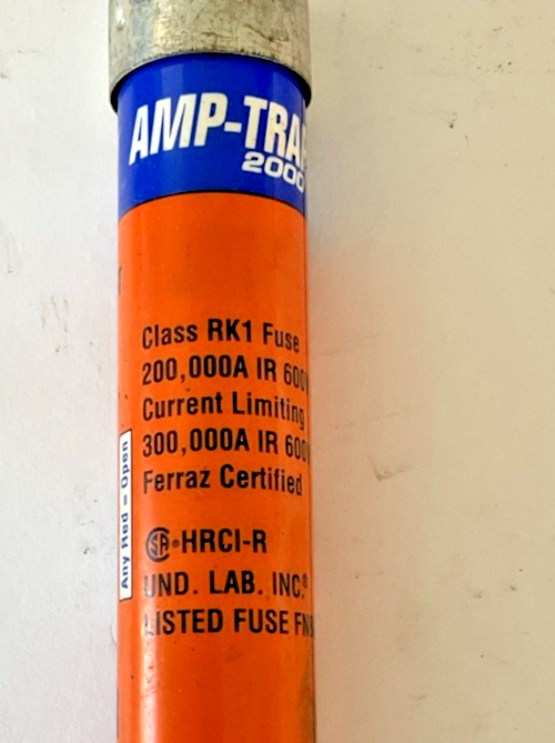 FERRAZ SHAWMUT A6D30R AMP-TRAP 2000 FUSES 30A 600VAC ***LOTOF3***3