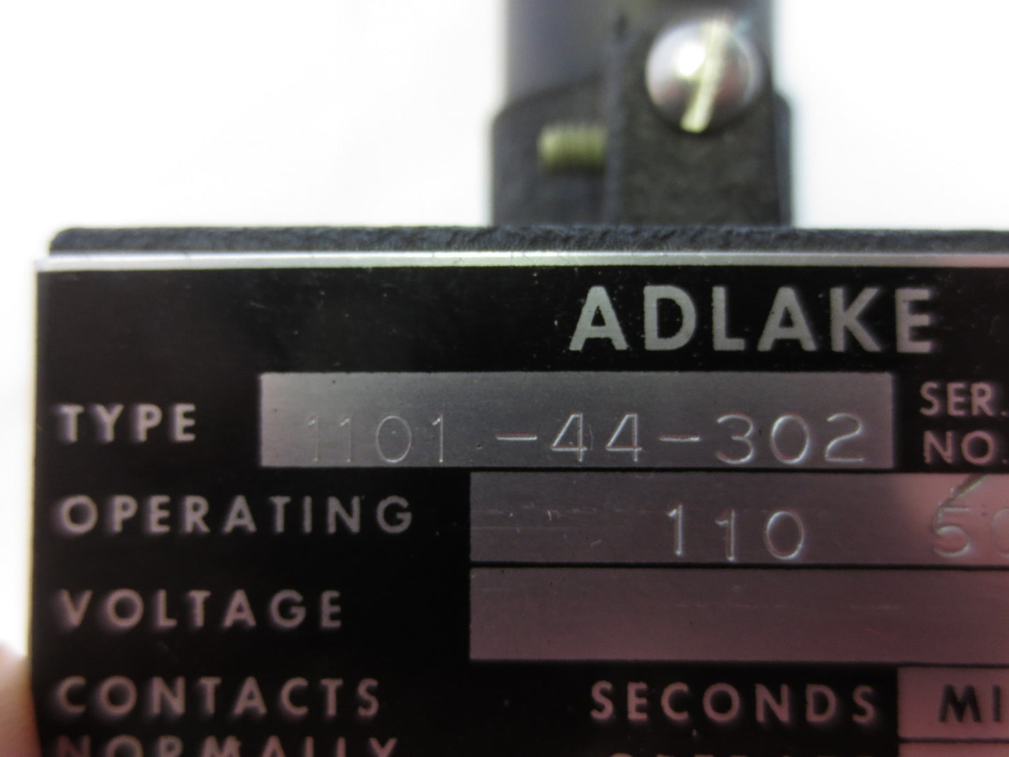 ADAMS & WESTLAKE 1101-44-302 MERCURY CONTACTOR - 110/60 NO 0-30 NEW SURPLUS4