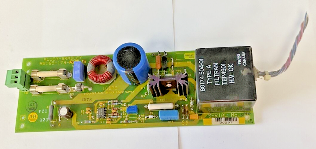 ALLEN BRADLEY 80165-178-51E ISOLATED GATE DRIVER POWER SUPPLY0