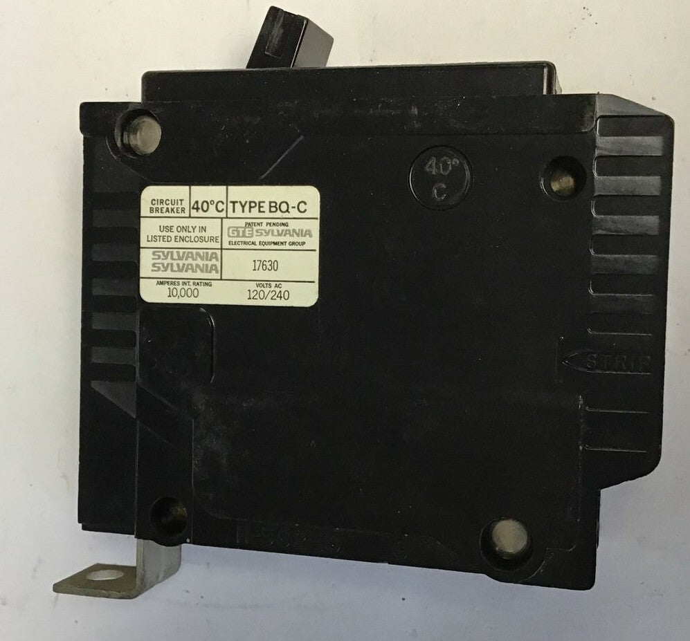 SYLVANIA BQ1C050 CIRCUIT BREAKER 50A 1POLE 120/240VAC***LOTOF9***5