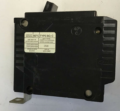 SYLVANIA BQ1C050 CIRCUIT BREAKER 50A 1POLE 120/240VAC***LOTOF9***5