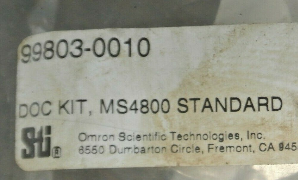 OMRON / Sti 42800-0110 TEST OBJECT / TEST PIECE w/ INSTRUCTIONS / NEW SURPLUS4