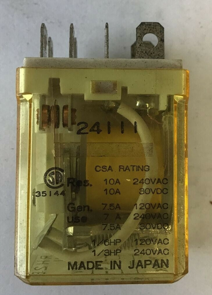 IDEC RH2B-U RELAY DC24V 10A 30VDC 240VAC***LOTOF3***3