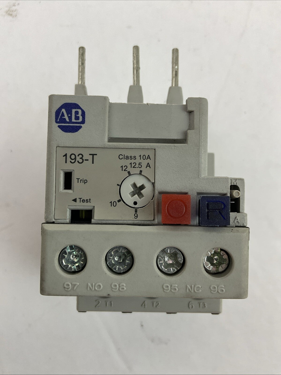 ALLEN BRADLEY 193-T1AC12 SER A OVERLOAD RELAY 9-12.5A0