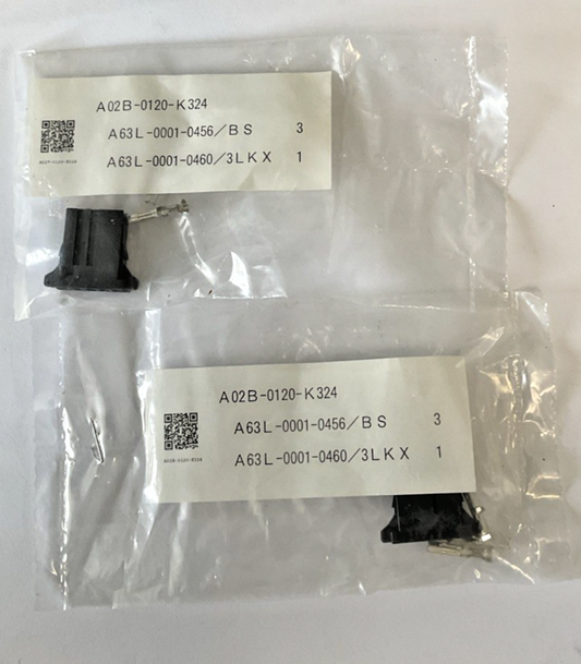 FANUC A02B-0120-K324 CONNECTOR A63L-0001-0456/ A63L001-0460***LOTOF2***0