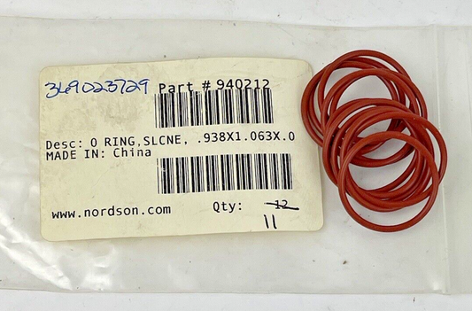 NORDSON *LOT OF 11* - 940212 O-Ring FOR MANUAL SPRAY GUNS REPAIR AND MAINTENANCE0
