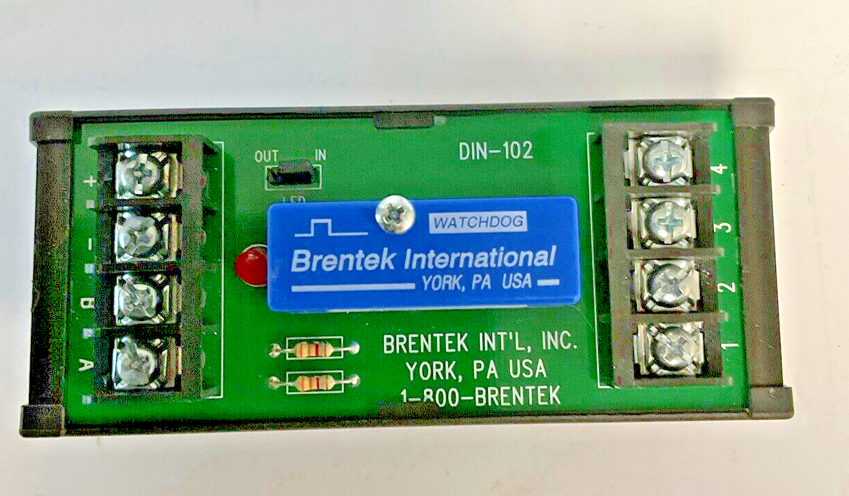 BRENTEK DIN-201 I/O SOCKET W/ WDT5 WATCHDOG TIMER MODULE0