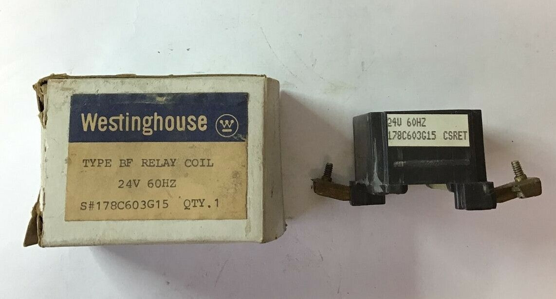 WESTINGHOUSE 178C603G15 COIL 24V 60HZ TYPE BF 0