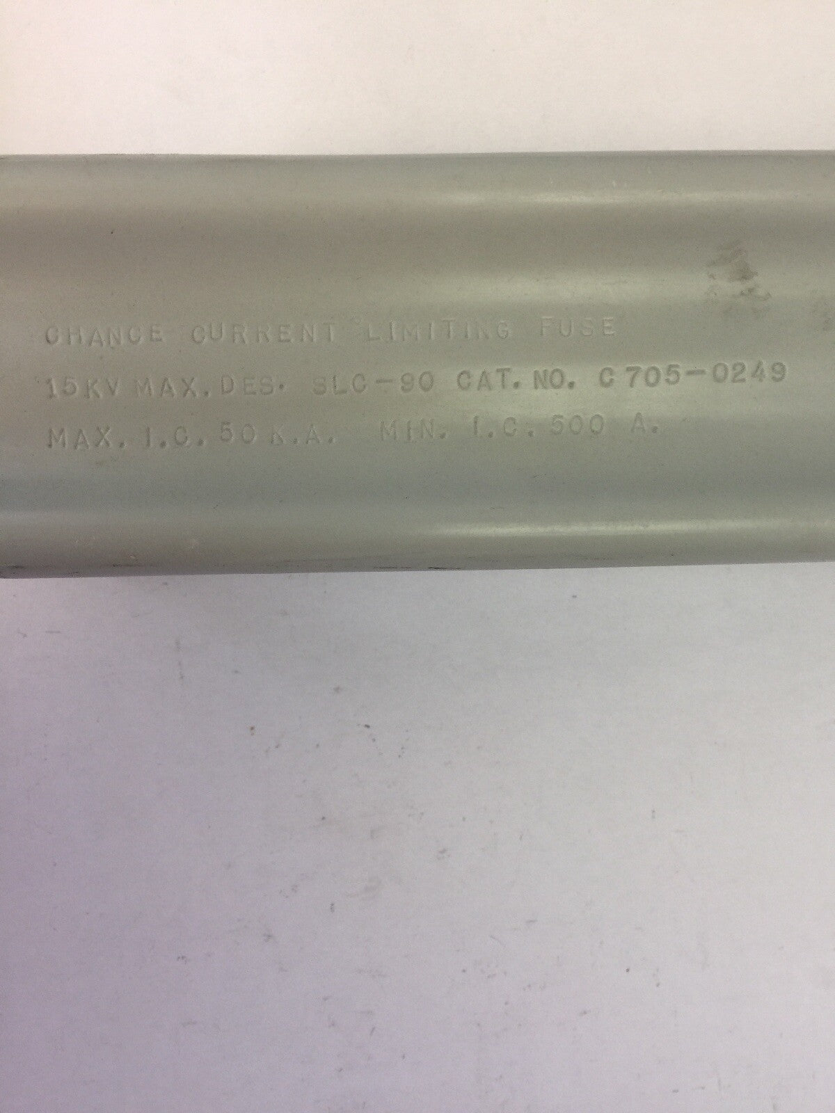 CHANCE C705-0249 CURRENT LIMITING FUSE 15KV 50KA 500A SLC-901