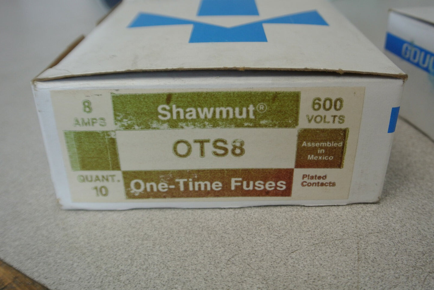 BOX of 10 / GOULD SHAWMUT OTS8 CLASS K5 FUSE 8A / 600V / NEW SURPLUS3