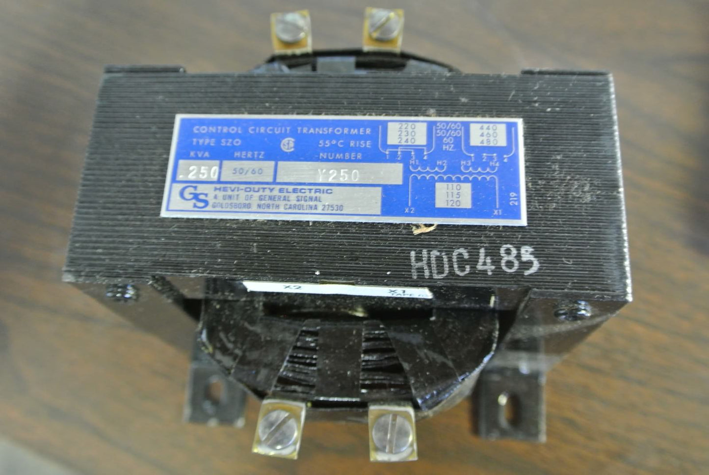 CUTLER-HAMMER 10942H55 / HEVI-DUTY 42G7 CONTROL TRANSFORMER 250KVA - NEW SURPLUS1