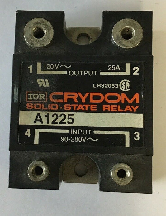 CRYDOM A1225 SOLID STATE RELAY 90-280VAC 25A0