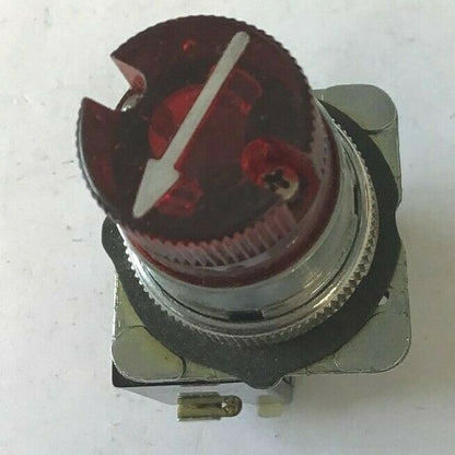  REES 4300-979 SELECTOR KNOB 949-6645 RED KNOB 115V 60CY3