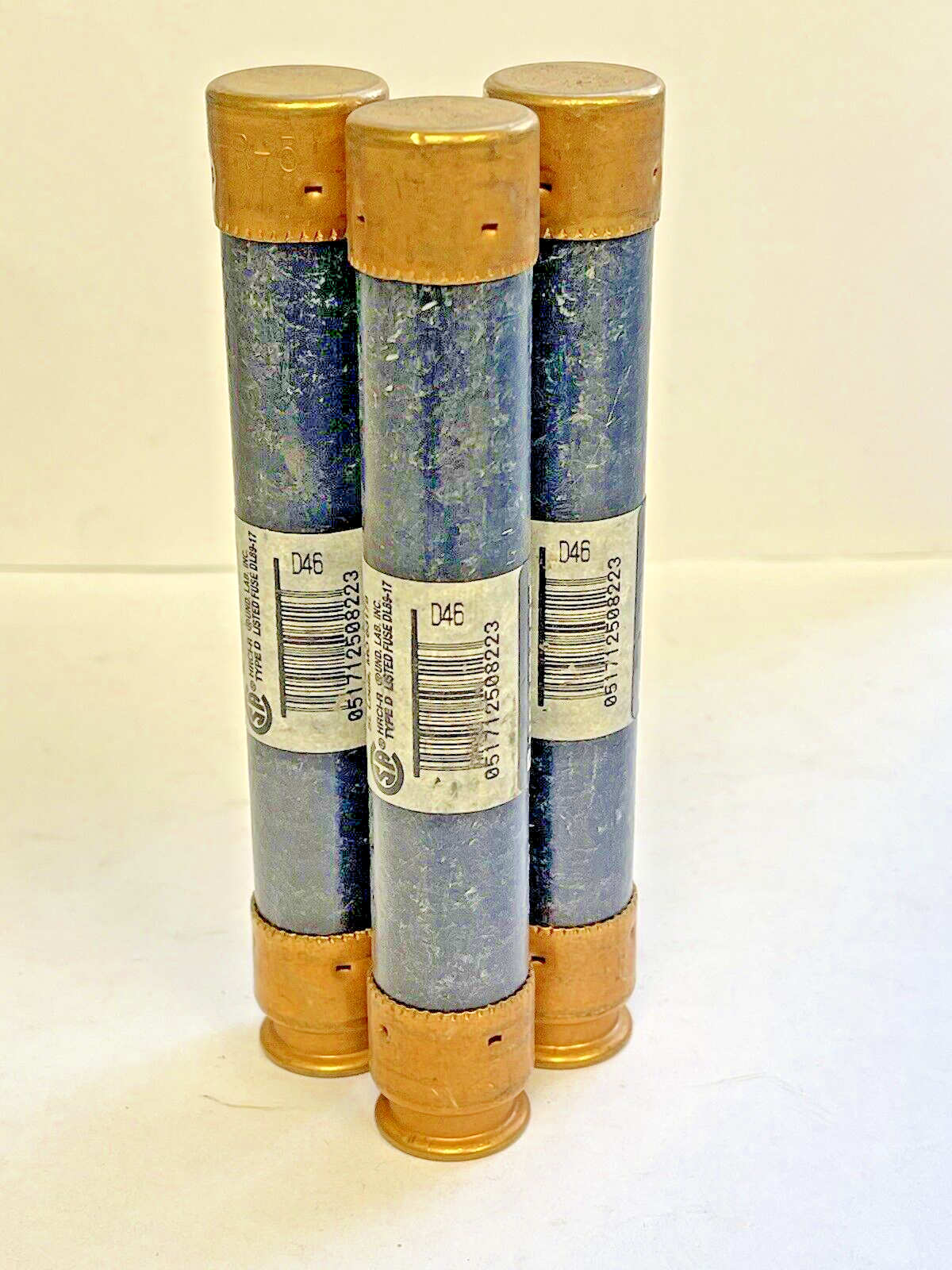 FUSETRON *LOT OF 3* - FRS-R-5 - DUAL-ELEMENT, TIME-DELAY, CURRENT LMTG. 5A 600 V1